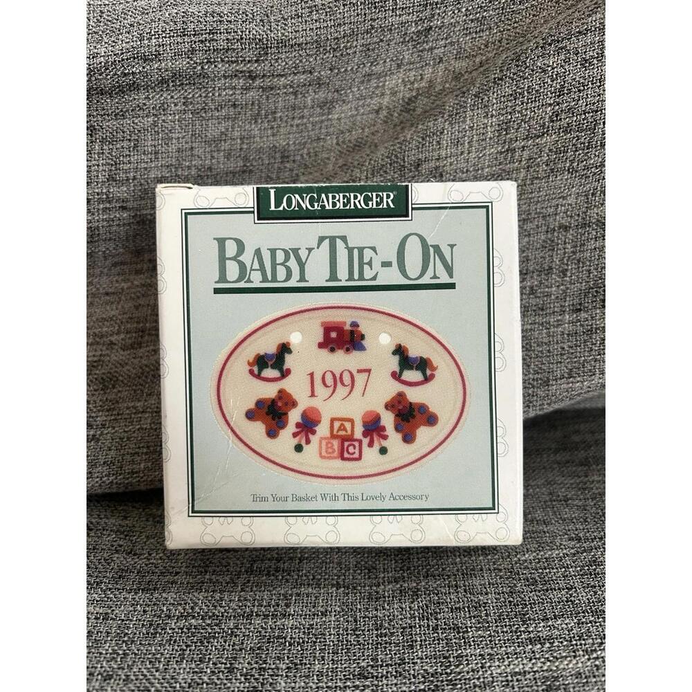 Longaberger Basket Tie On Baby 1997 New in Box